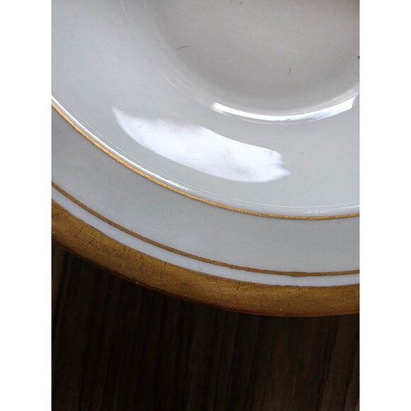 Vintage Syracuse Old Colony Golden Rimmed Soup Bowls Set Of 5 - Picture 3 of 5